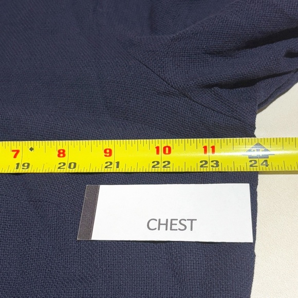 Liz Claiborne Women's Cotton Embroidered Knit Tunic Top Sz XL Sheer Breathable - Picture 9 of 10